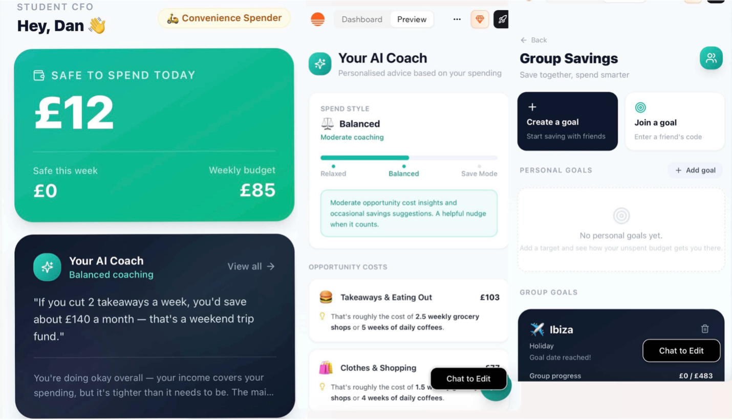  Kelechi Alozie developing the Penny App at the Hackathon 